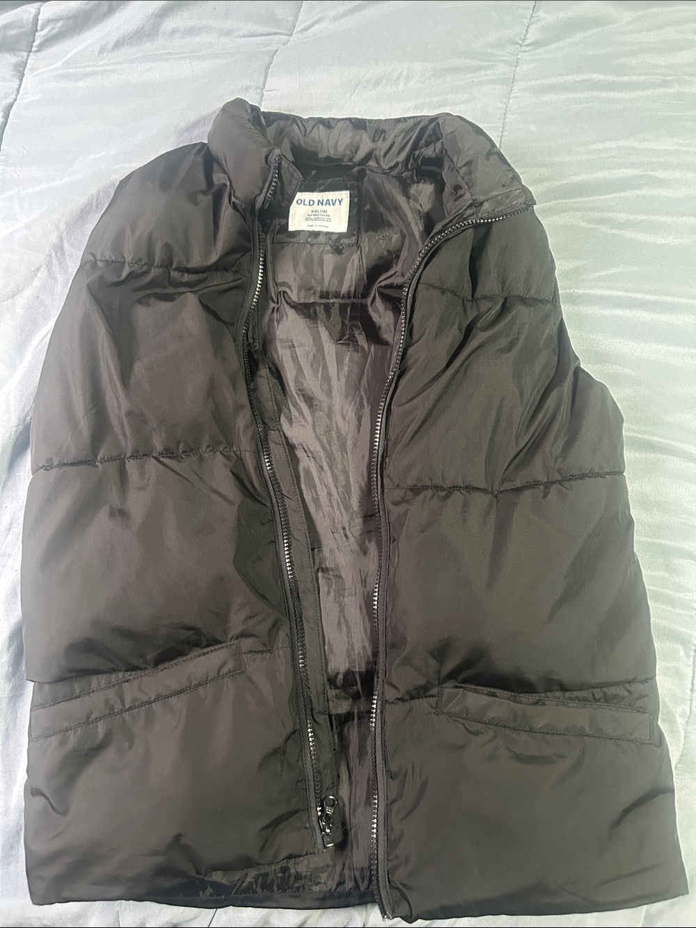 Old Navy Kids Black Quilted Puffer Vest